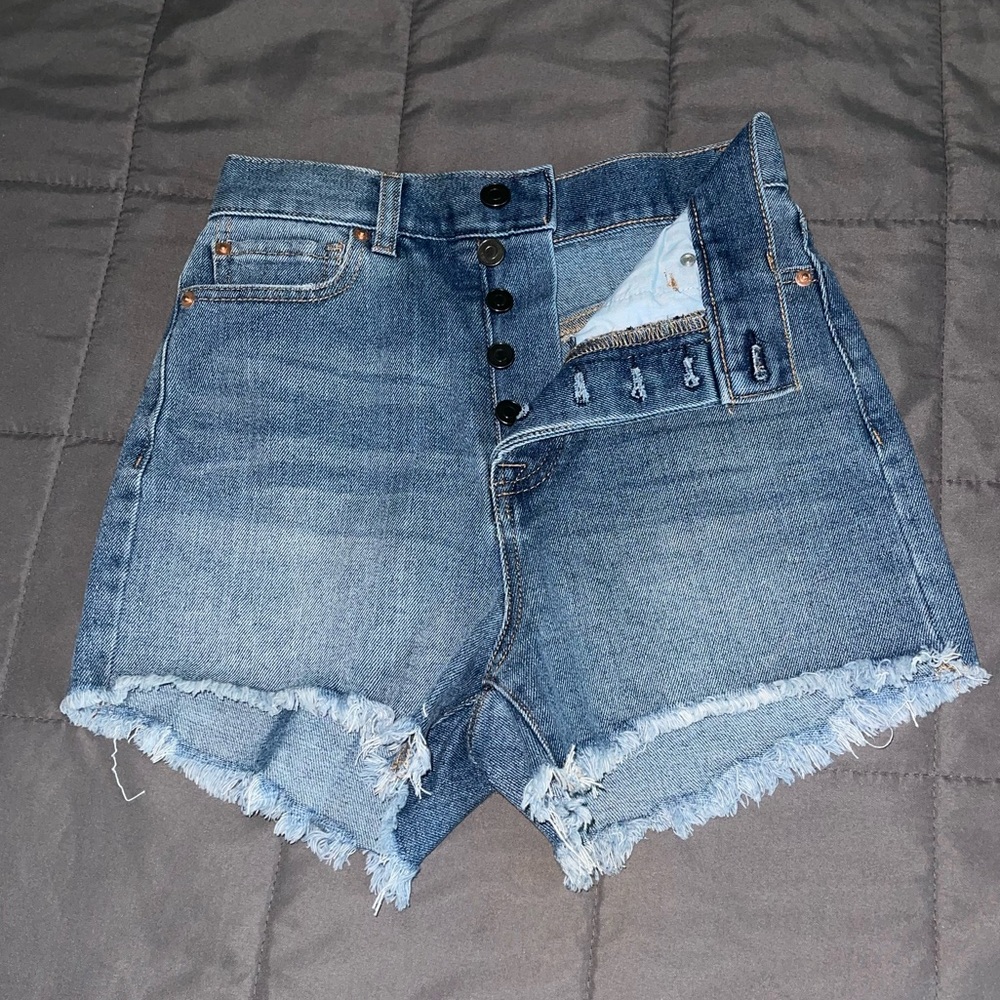 Denim GB shorts
